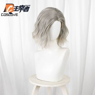 Tóc giả cosplay màu trắng xoăn dành cho nhân vật Grace trong trò chơi Resident Evil Requiem