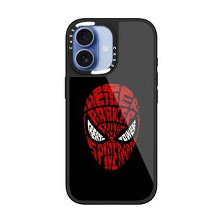 CASECASE X Người Nhện Ốp Lưng Kính Hút Từ Tính Chống Trầy Xước Cho IPhone 17 Air 16 15 14 Pro Max Plus Ốp Lưng Cứng Có Hộp Khắc logo