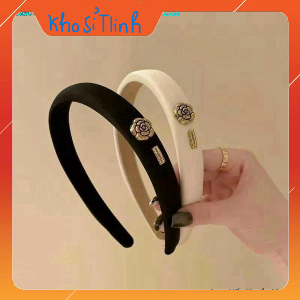 Bờm tóc hoa trà, Sược Tóc cho nữ phong cách  Hàn Quốc [FREESHIP]
