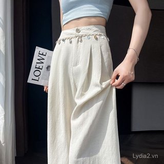 Áo quần bộ nữ phong cách phương tây, vải tencil lanh ice silk, phù hợp mặc thường ngày mùa hè
