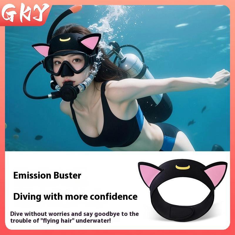 GKY Neoprene Diving Headband - Điều Chỉnh Được, Phù Hợp Cho Lặn và Lướt Sóng