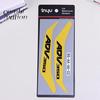 (TFT) Sửa đổi Stier phản quang, Tay cầm Cảnh báo chống gió Wtier cho xe máy ADV350 Phụ kiện Decal Vinyl chống nước phản quang MỚI