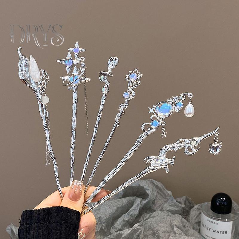 Kẹp Tóc Handmade Phong Cách Trung Hoa Vintage, Dành Cho Bé Gái, Đa Năng, Quà Tặng