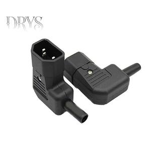 (TFT) AC Power Soet 90 Độ Khuỷu Tay Bên 10A Pin Loại Cắm Soet Nam Nữ Mông Khớp Không Hàn Ba Lỗ Mông Khớp MỚI