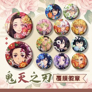 Huy hiệu nút cài áo Anime Demon Slayer các nhân vật, phù hợp bộ sưu tập cosplay và làm quà tặng túi trang trí