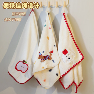 Khăn Khô Khăn Lau Tóc Rửa Mặt Nhanh Khô Thấm Hút Nước Không Lint Tắm Trẻ Em Học Sinh San Hô Lông Cừu Khăn Tay 26.3.20