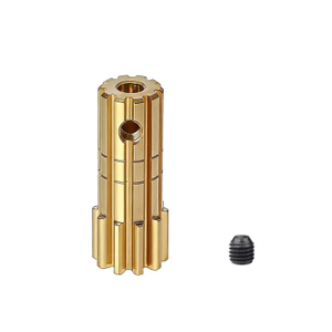 Bánh răng động cơ bánh răng bằng kim loại 10T 13505015 Cho Tamiya CW-01 CW01 Hornet Ếch Hộp Cơm Trưa Quái Vật Cánh Cứng Nâng Cấp Phần Phụ Kiện