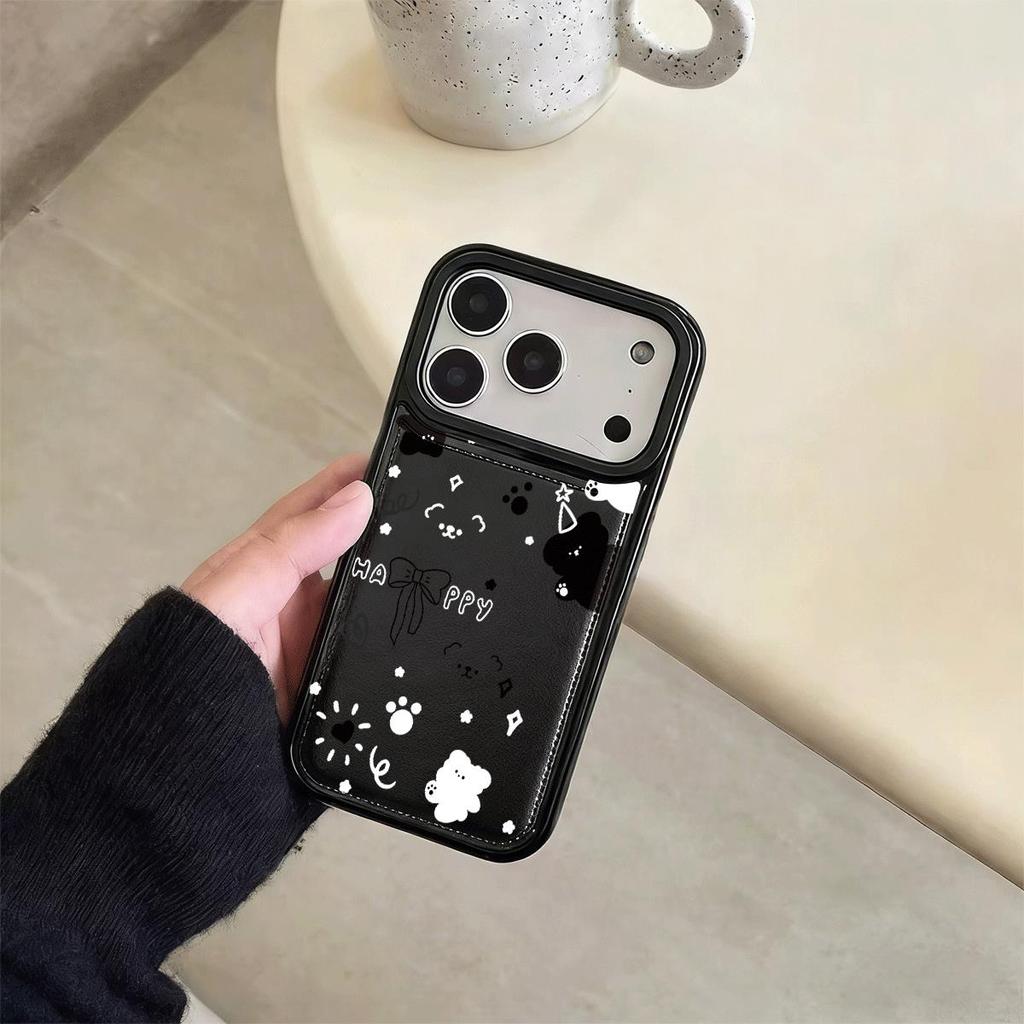 Mẫu nơ màu mực phù hợp với vỏ điện thoại iPhone 17 Air, cảm giác da 14/13/11 Pro