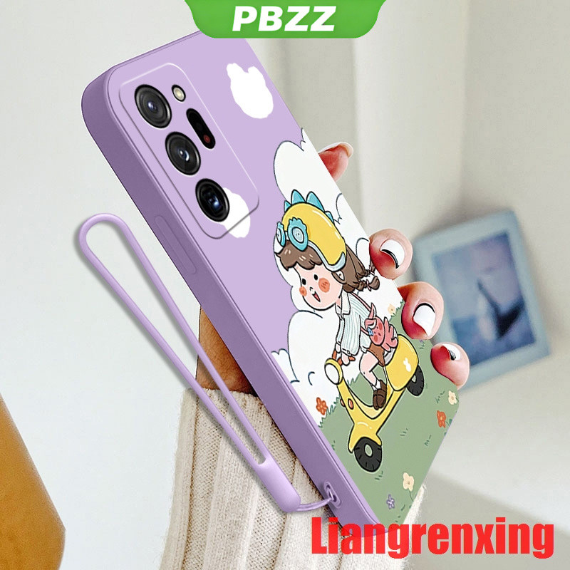 ốp lưng  samsung note 20 ultra samsung note20 Ốp Điện Thoại Silicone Mềm Chống Sốc Cho samsung note 20 ultra note 20 / 20 YTMTN01 viền vuông cute
