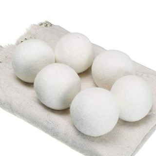 Bóng len sấy quần áo chống rối làm mềm vải Bóng len sấy khô quần áo，Bóng giặt mềm，Bộ 6 quả，Chống tĩnh điện