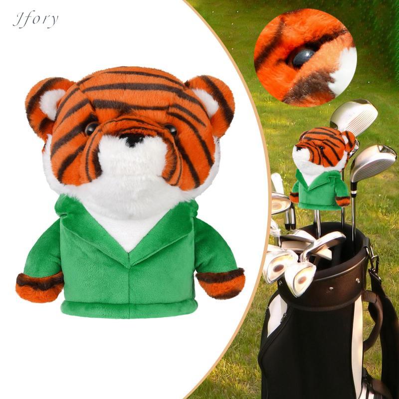 Jfory Golf Headcover Sang Trọng Động Vật Driver Cover Chống Trầy Xước Tay Đáng Yêu Ngộ nghĩnh Bảo Vệ Cho Câu Lạc Bộ Golf Quà Tặng