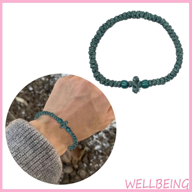 Wellb Thời Trang Vòng Tay Cầu Nguyện Hy Lạp Tôn Giáo, Móc Có Thể Điều Chỉnh, Biểu Tượng Đức Tin