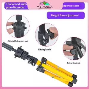 MYPANDA - Tóc giả kim loại trên đầu mannequin có chân đế điều chỉnh, phù hợp để làm tóc và đào tạo.