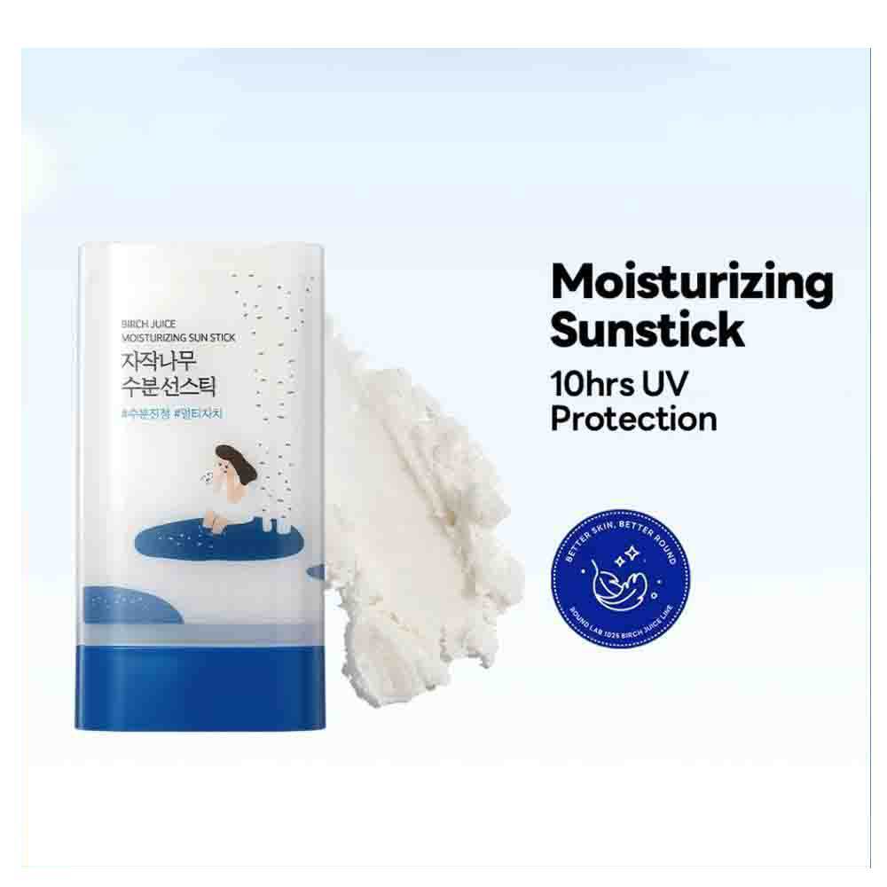 [ROUND LAB] Birch Juice Moisturizing Sun Stick 19g Sun Cushion 19g SPF 50+ PA++++