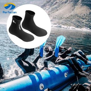 Perfeclan 1 Cặp Neoprene Tất Lặn Biển Booties Giày Bơi Nhiệt Co Giãn Chống Trượt Chân Trần Nhanh Chất Liệu Khô Thích Hợp Cho Lặn Lặn Lướt Sóng Kayak Sai