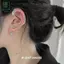 Bông tai kẹp hình con rắn Vintage Punk Hình học Bông tai động vật dành cho nữ Xu hướng Đảng hàng ngày Món quà trang sức mát mẻ