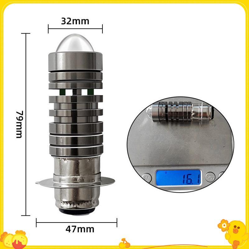 Đa Năng 12V Hai Màu Bóng Đèn Pha P15D H6 PX15D LED Xe Máy Đèn Pha H6 Xe Tay Ga Xe Máy Đèn Pha Không