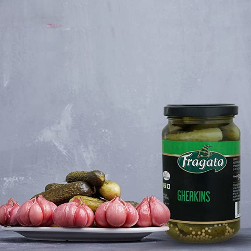 Dưa Chuột Ngâm Chua Fragata 345g Dưa Leo Giòn Ngon, Chua Thanh Chuẩn Vị Châu Âu