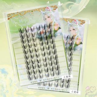 IOIIK 10 hàng-- Lông mi giả truyện tranh phong cách hồ ly kiểu Trung Quốc tạo mắt hươu con - Lông mi giả bó đơn thân chỉ cá trong suốt, tạo đôi mắt tự nhiên sinh động quyến rũ mềm mại