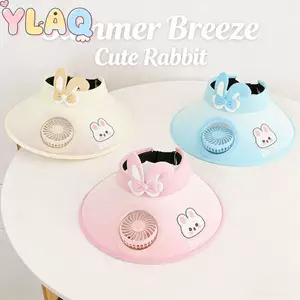 Quạt Trẻ Em Mũ Chống Nắng Vành Rộng Chống Tia UV Mũ Làm Mát Sạc Du Lịch Ngoài Trời Sử Dụng
