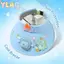 Mũ chống nắng khủng long hoạt hình trẻ em có quạt Vành rộng Bảo vệ tia cực tím Mũ làm mát Sử dụng chơi ngoài trời