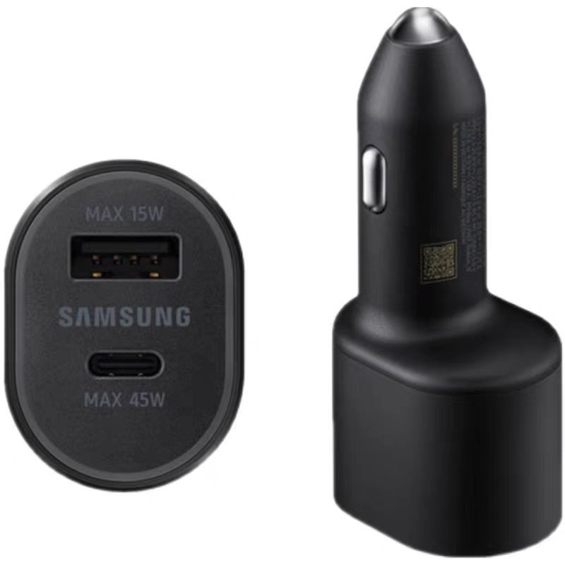 Samsung 60W Siêu Nhanh Xe Sạc Pd Usb Loại C Cổng Tự Động Cargador 45W Cho Galaxy S25 S24 S23 S22 Ultra Note 20 10 Plus A35 A55