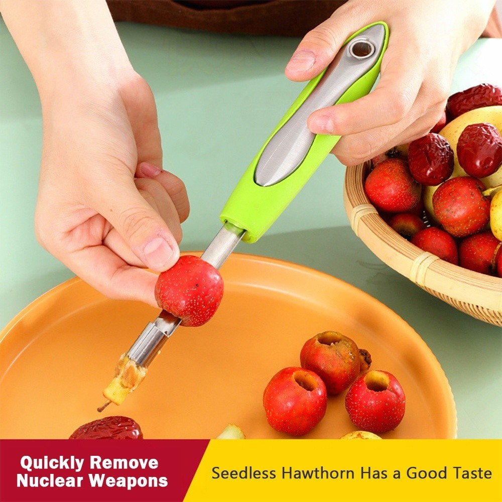 JVSUB Fruit Pitter, Remover Thép không gỉ Core Remover, Core Remover Fruit Corer Tiện ích nhà bếp