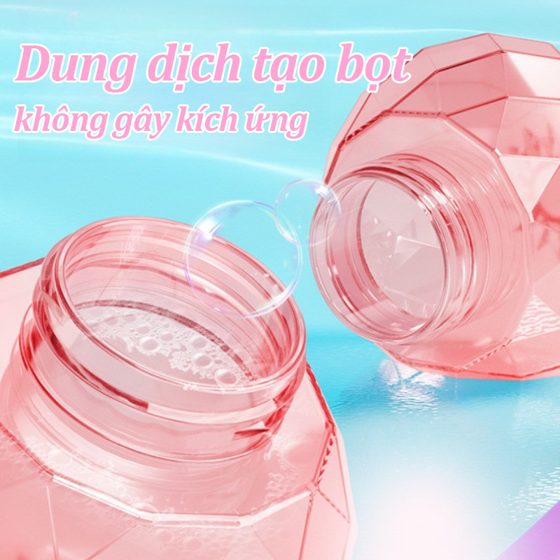 【SKISOPGO】Gậy công chúa,Đồ Chơi Gậy Phép Thuật Thổi Bong Bóng Cầm Tay,Ánh Sáng Rực Rỡ,Quà cho bé gái, bé trai