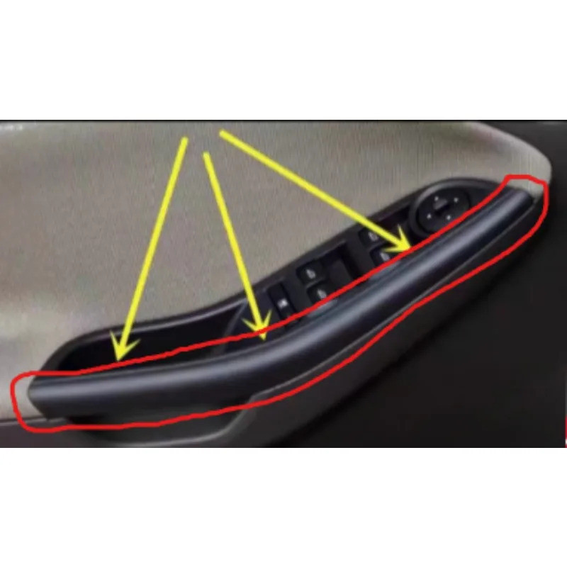 Cửa Đen Nội Thất Tay Viền Dải Bên Trong Tay Cầm Dải Trang Trí Cho Xe Ford Focus 2012-2018 BM51-A24185-ACW