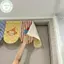 Rèm cửa hoạt hình động vật PUSKY Rèm ngăn tự dính không đục lỗ cho phòng ngủ Sự riêng tư, phòng khách, phòng tắm VN