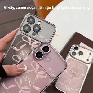 Nút thắt với Ribbon Thích hợp cho trường hợp iPhone 1514plus iPhone 16pro bùi nổ 13