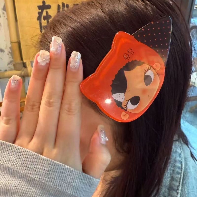 Kẹp tóc toàn bộ Acrylic dễ thương