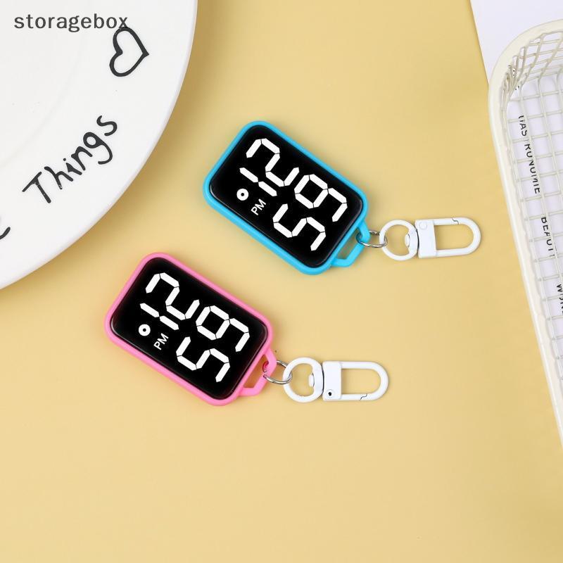 [Hộp lưu trữ] 1Pc LED Móc khóa Nhà thơ Đồng hồ hiển thị kỹ thuật số Đồng hồ điện tử cho sinh viên trẻ tuổi Bapas Phím Mặt dây chuyền Đồng hồ có mặt Đẹp