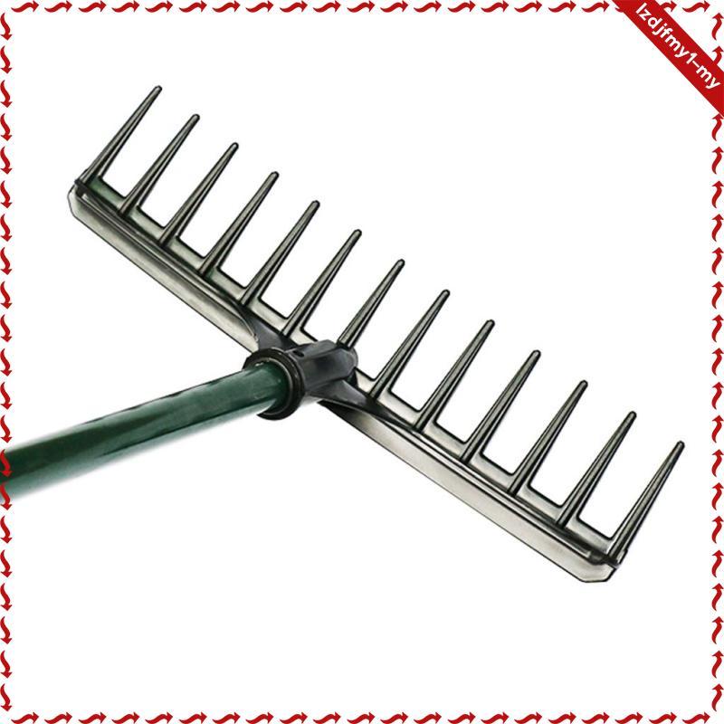 Leipupa Golf Club Grip Rake Bunkers Course Garden Lawn Organizing Rake Head 35x8cm