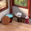 Micro Phong Cảnh Sáng Tạo Hoài Cổ Mẫu Nhà Búp Bê Trang Trí Mini DIY