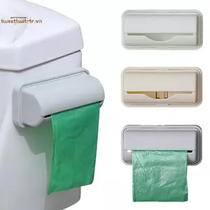 TRTR Hộp Bảo Quản Túi Đựng Rác Cho Nhà Bếp Phòng Tắm Treo Tường Túi Tạp Hóa Giá Đỡ Nhà Bếp Túi Nhựa Hộp Đựng VN