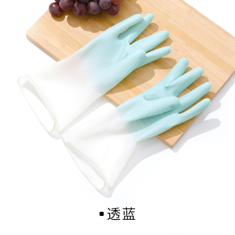 Găng Tay Cao Su Nhà Bếp Bền Dày Chống Thấm Nước, Dùng Rửa Chén, Giặt, Làm Sạch Tiện Dụng
