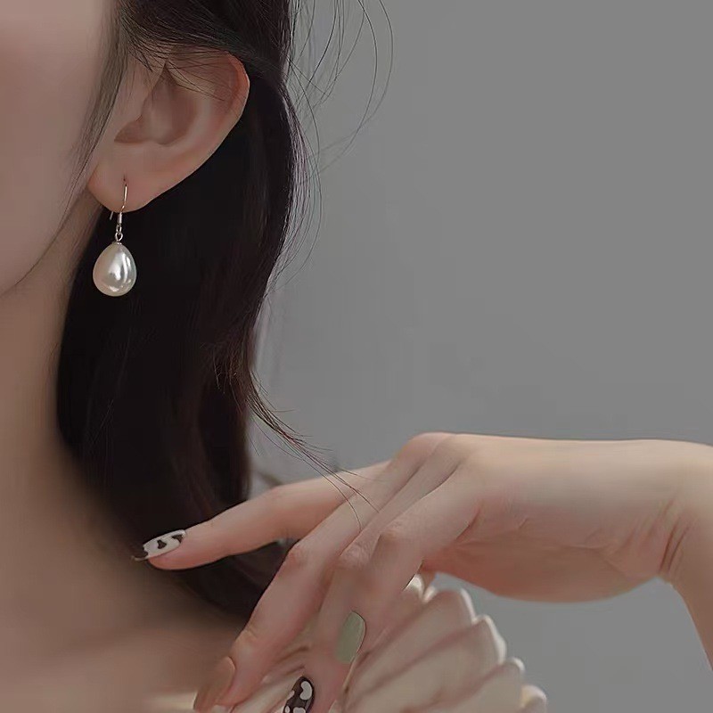 Bông tai ngọc trai bạc 925 - Trang sức nữ sang trọng