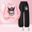 Bộ áo và quần trẻ em Kuromi My Melody nhẹ hoạt hình dễ thương hai mảnh