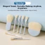 FAVORITEGOODS 6 Cái / bộ Bộ Bàn Chải Trang Điểm Mini, Bàn Chải Trộn Nhiều Đầu Bàn Chải Bàn Chải Trang Điểm, Có Hộp Bảo Quản Lông Mềm Bộ Bàn Chải Mỹ Phẩm Ứng Dụng Trang Điểm