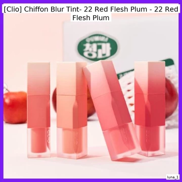 [Clio] Voan Blur Tint- 22 Quả mận thịt đỏ - 22 Quả mận thịt đỏ / Không đục lỗ, được dưỡng ẩm bởi luna _ 1
