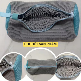 【vạn】Túi bảo vệ máy giặt và giày, thiết kế dạng lưới đệm thông thoáng, dễ dàng loại bỏ bụi bẩn, giặt nhanh không hư hại.