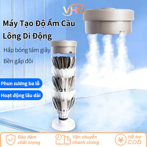 Máy Tạo Độ Ẩm Cầu Lông Di Động - Sạc Type-C Tiện Lợi, Giúp Tăng Độ Bền & Hiệu Suất Khi Thi Đấu & Tập Luyện