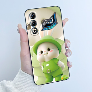 Dành Cho ZTE Nubia Neo 3 GT 5G Z2465N Ốp điện thoại Thỏ Dễ Thương Màu Đen Mềm TPU Silicon Chống Sốc Ốp điện thoại Cho ZTE Nubia NEO3 GT 5G Vỏ