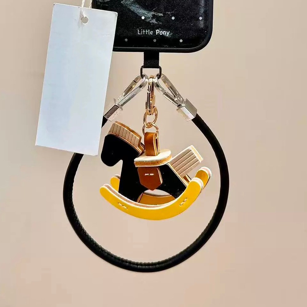 Ốp điện thoại nhung nâng cao dây buộc ngựa vàng 3D cho iPhone 17 Pro Max 16 15 14 13 Vỏ bảo vệ chống sốc