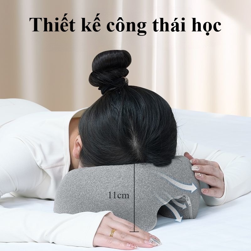 Face Down Gối Thở Công, Công thái học Memory Foam, Hỗ trợ massage mặt & cổ toàn diện, Cho Thẩm Mỹ Viện