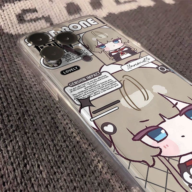 Genshin Impact / Sandrone / Columbina / Q Phiên bản Colombia Sandrone Vỏ điện thoại Thích hợp cho iPhone13 / 14 16 / 15pro 17 / poli