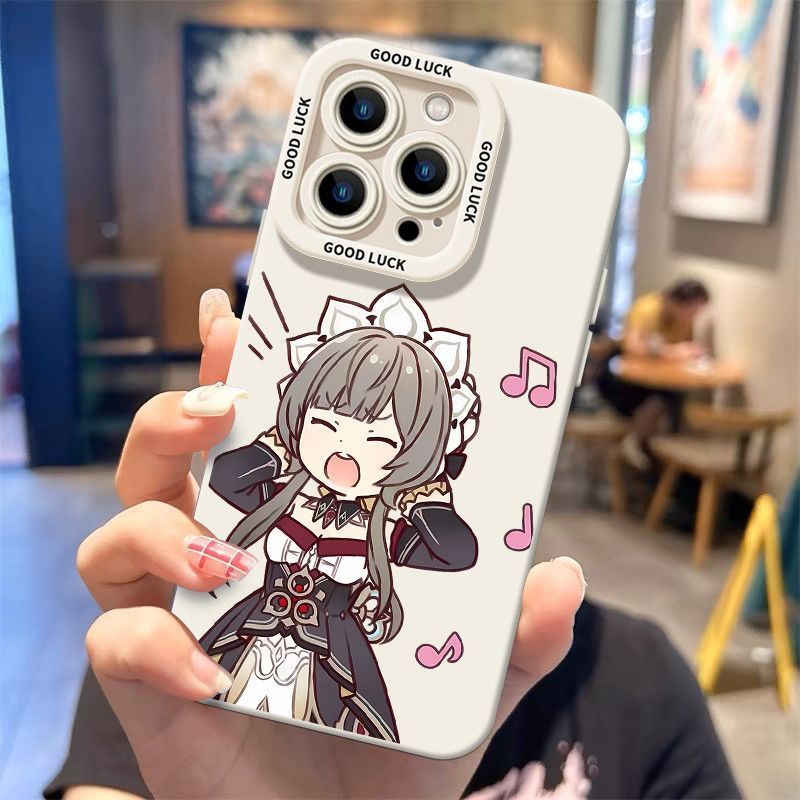 Genshin Impact / Sandrone / Columbina / Q Phiên bản Colombia Sandrone Vỏ điện thoại cho iPhone / ploi