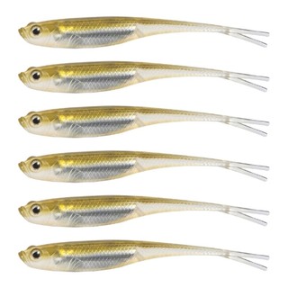 Love * 6 Mồi mềm nhân tạo Swimbaits đuôi nĩa nổi, dùng câu cá