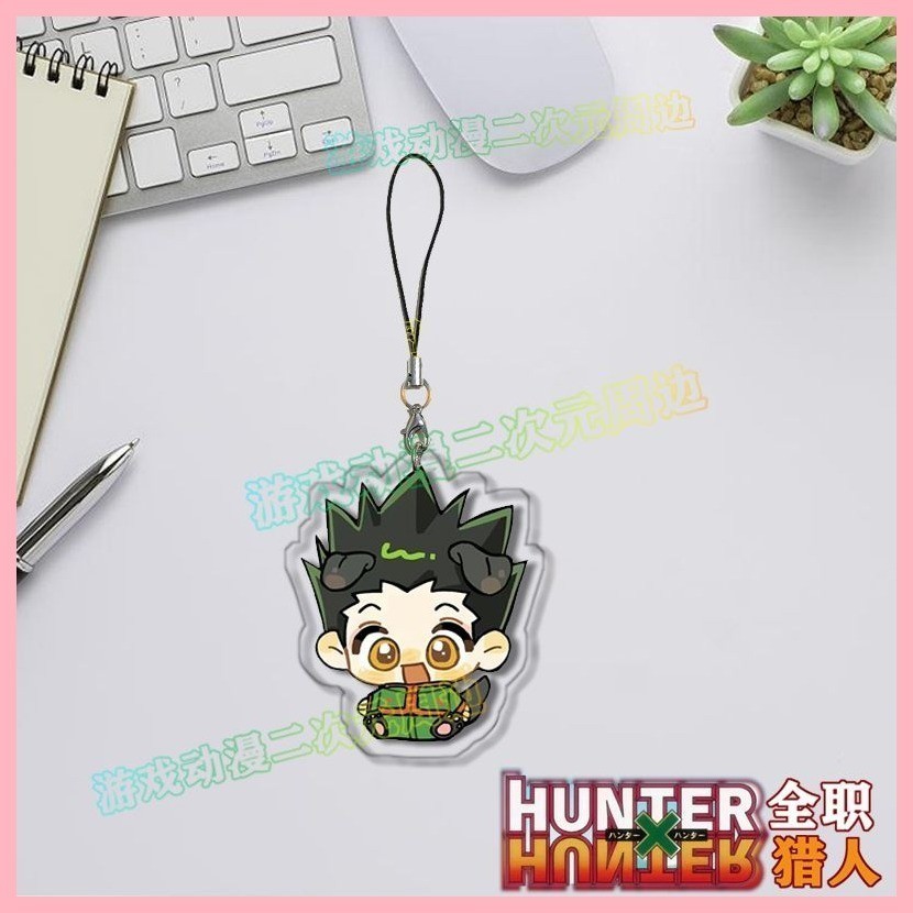 Móc khóa HUNTER x HUNTER GON · FREECSS Killua Zoldyck Kurapika Hisoka HUNTER Toàn thời gian Dây chuyền điện thoại di đ
